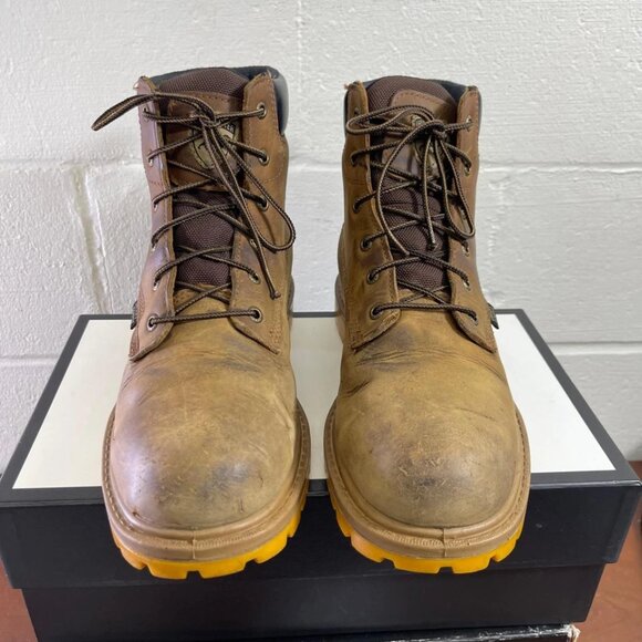 Red Wing Irish Setter 83614 Brown Leather Safety Toe Work Boots Men's Size 10 US - Picture 1 of 11
